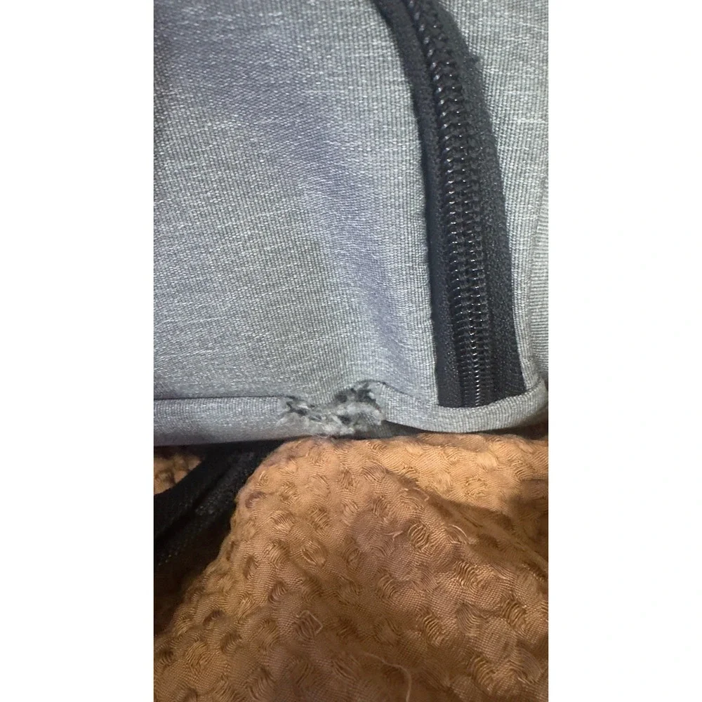 Kenneth Cole New York Backpack Heather Gray Multi Pocket Travel Commuter Bag
